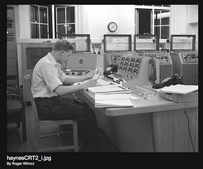 Photos of the BBC provided with permission from BBC engineer Roger Wilmut to the Museum of Magntic Sound Recording